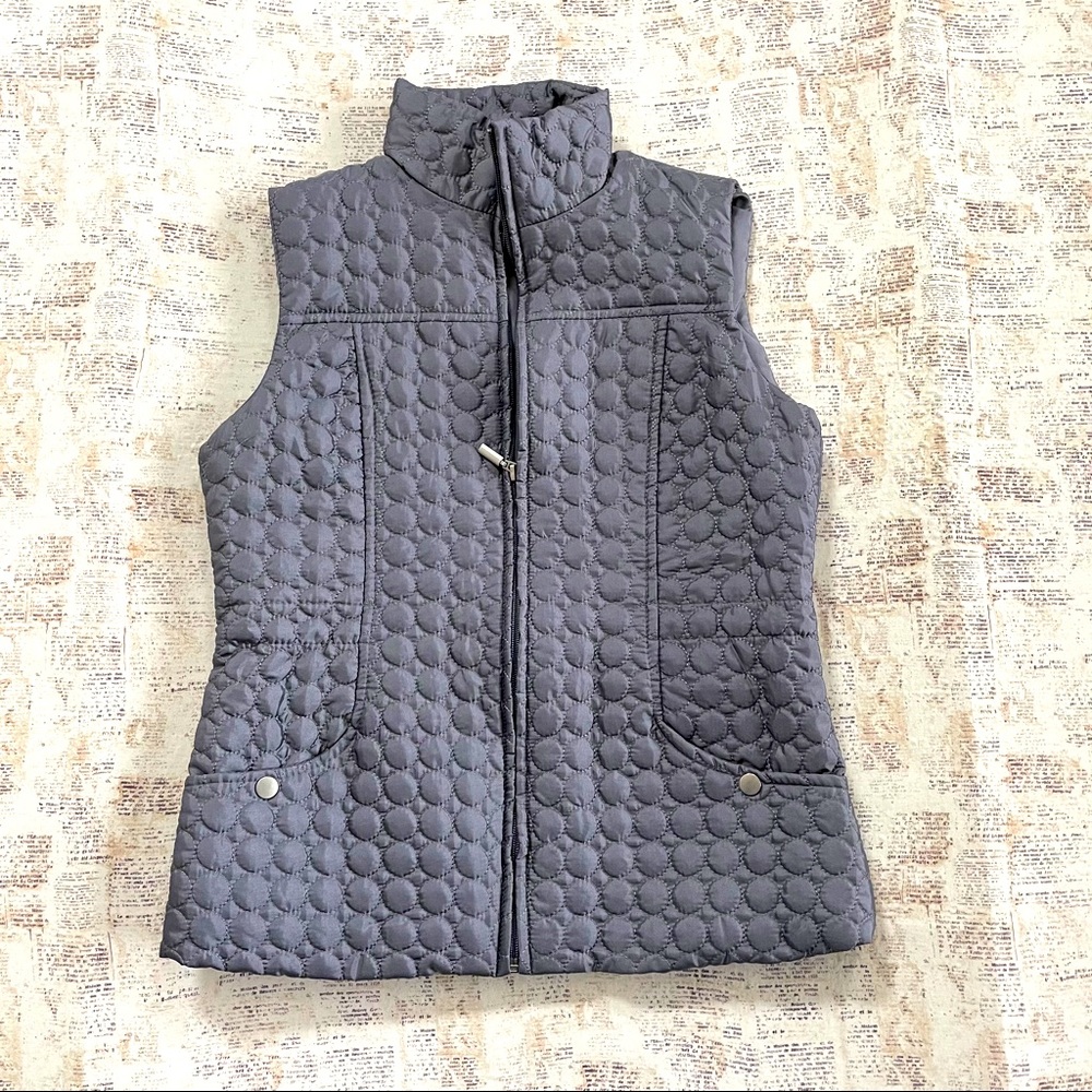 Jane Ashley silver grey vest